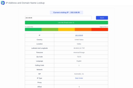 IP 环境及 IP 风险检测